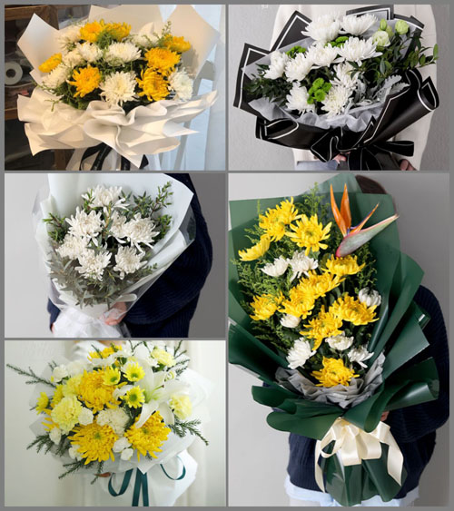 贵州贵阳白云区铝兴社区服务中心白事花束代送
